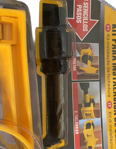 Imagen 6 de 6 de Sierra Copa Kit De Instalacion Cerradura Hoja Acero Templado