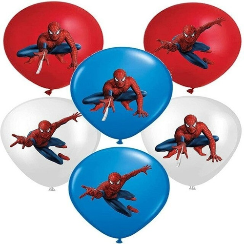 Globos De Spiderman 