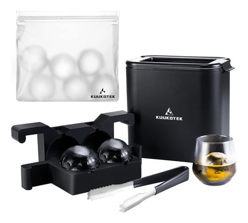 Kuukotek Molde Transparente Para Hacer Bolas De Hielo Para A