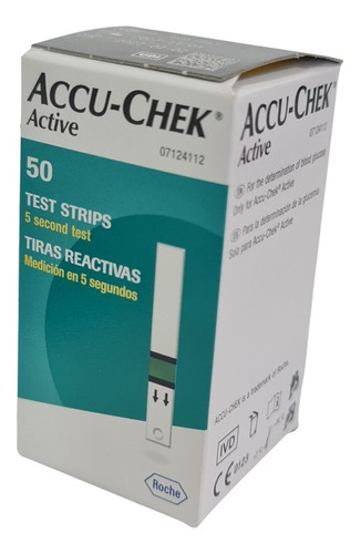 50 Tirillas Accu Chek Active 50 Lancetas 