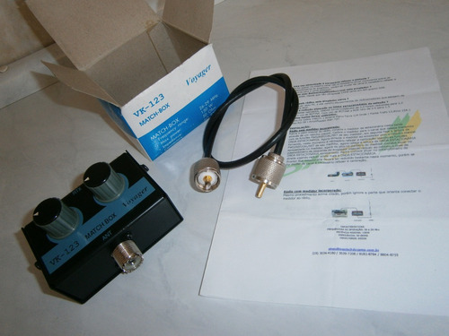 Acoplador De Antenas Voyager Vk-123 + Cabo + Frete Gratis !