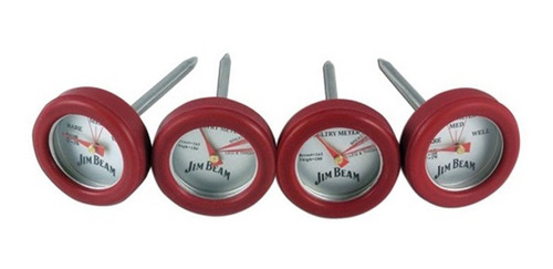 Set 4 Mini Termometros Para Carnes Y Pollo Jim Beam