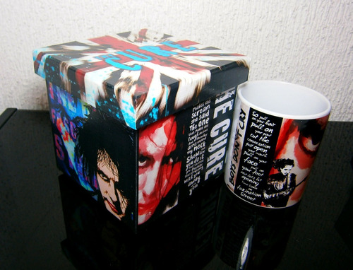 Regalo The Cure !! Taza Y Estuche Sublimado Game Over 