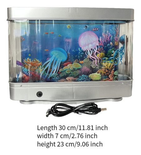 . Luz Led Nocturna For Acuario Falso, Pecera Artificial,