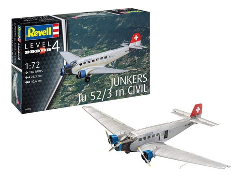 Junkers Ju52/3m Civil - 1/72 - Revell 04975