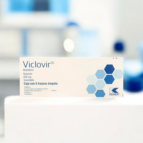 Aciclovir 250 Mg Solución 5 Frascos Ámpula Inyectables