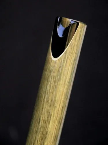 Quena De Madera De Palo Santo Embocadura De Ebano