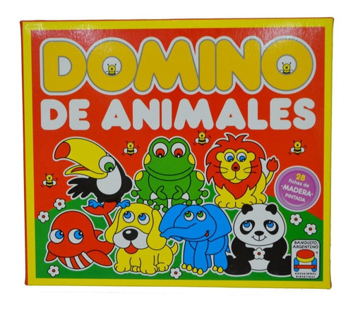 Juego Dominó De Animales - Banquito Argentino Art. A105