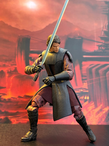 Anakin Skywalker Cabeza Custom Black Series Escala 1/12 (Usado)