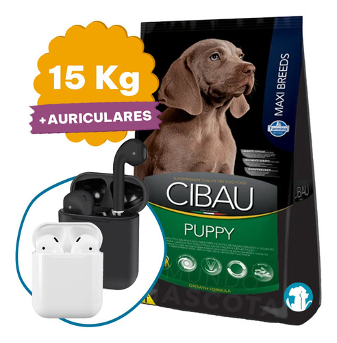 Comida Cibau Perro Cachorro Raza Grande 15 Kg + Regalo