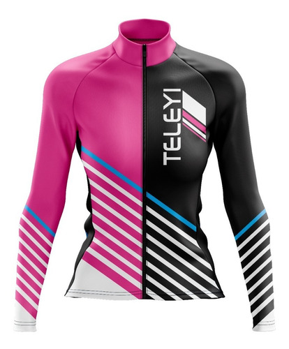 Jersey Ciclismo Mujer Ruta Mtb Teleyi Manga Larga