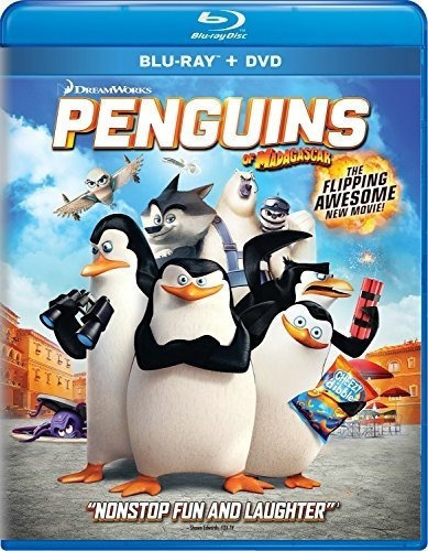 Pelicula De Pingüinos De Madagascar En Blu Ray