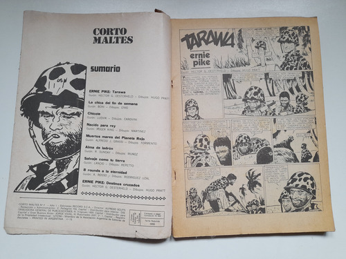 Corto Maltes Numero 7 - Hugo Pratt (Usado)