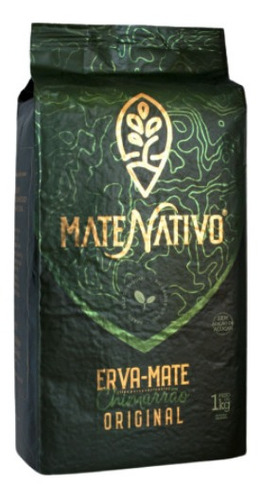 Erva Mate De Chimarrão Mate Nativo Sabor Original Vácuo 1kg