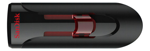 Pendrive Sandisk Cruzer Glide 16gb Flash Usb 3.0 Retractil Color Negro