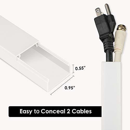 Canal Gestion Cable Cmc 01 Raceway Kit Organizacion Tv Jq