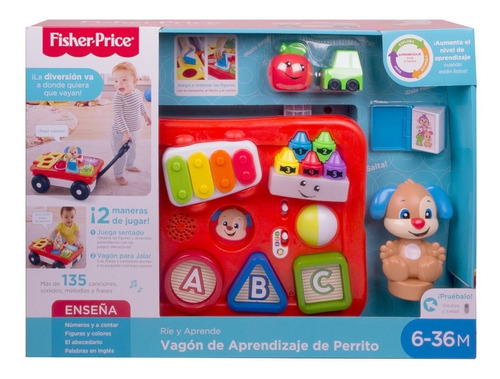 Fisher-price Ríe Y Aprende Vagón De Aprendizaje De Perrito