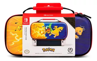 Estuche Protector Rainbow Para Switch Pikachu Vs Dragonote