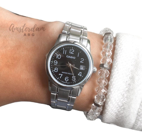 Reloj Casio Mujer Ltp-v002d Acero  ...amsterdamarg...