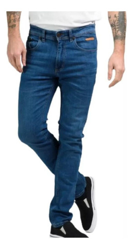 Jean Wrangler Larston Classic Blue Slim