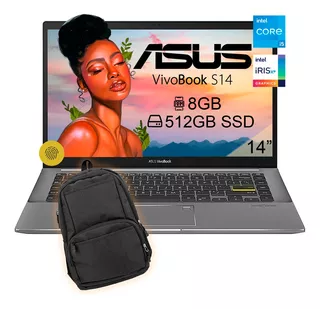Laptop Asus Vivobook S14 I5-1135g7 512gb Ssd 8gb Ram +kit