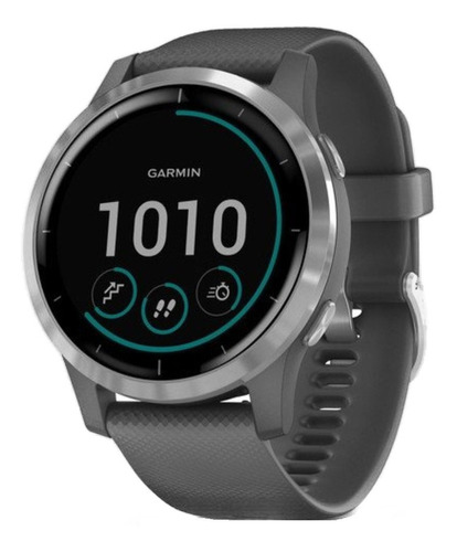 Smartwatch Garmin Vívoactive Vívoactive 4 1.3" caja 45mm de  polímero reforzado con fibra  shadow gray, malla  gray de  silicona