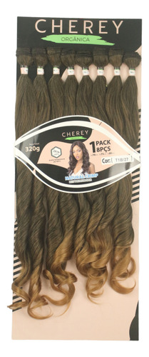 Cabelo Orgânico Natural Crimp 320g Cor T1b/27