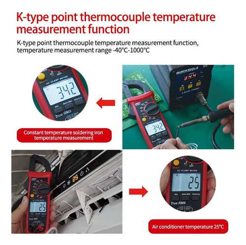 Uni-t Ut202f - Tester De Pinza Digital (ac/dc 600v, Rms)