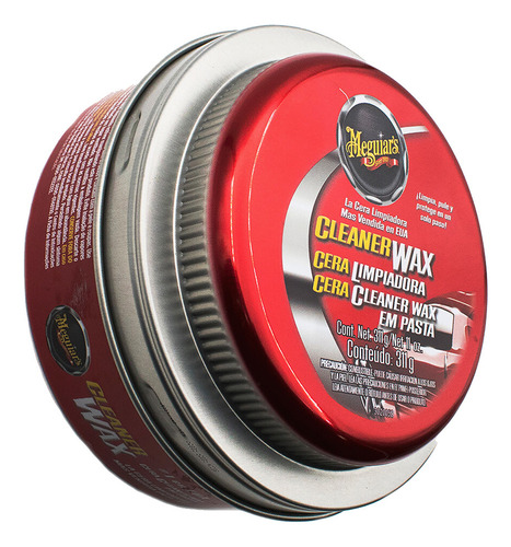 Cera Limpiadora En Pasta De Carnauba Meguiars Roja A-1214