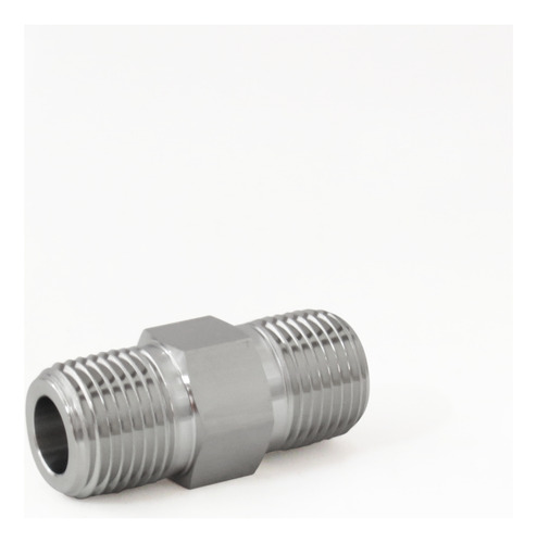 Niple Corto Hexagonal 1/4 Npt Roscado, S-lok, 5 Pzas