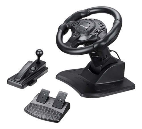 Racing Volante Pedal Pc Android Juego Usb Negro