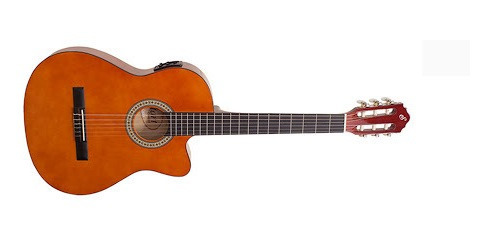 Violão Giannini Flat Nailon Eletroacústico Natural Nf14ceqn