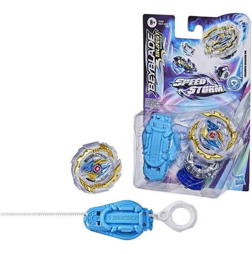 Beyblade Triumph Dragon D6 Speedstorm Com Lançador  - Hasbro