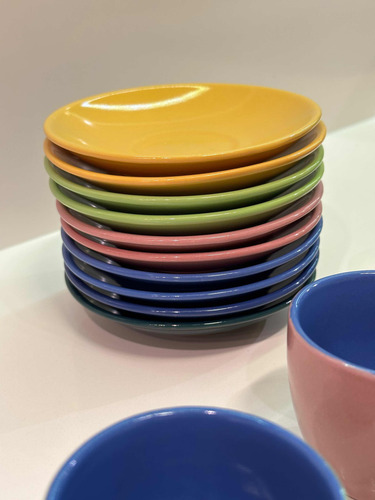 Juego De Café 10 Tazas 10 Platos Apto Lavavajillas! Sin Uso