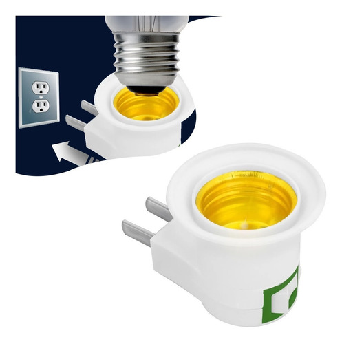 Adaptador Enchufe Socket Con Clavija Y Apagador 110v E27