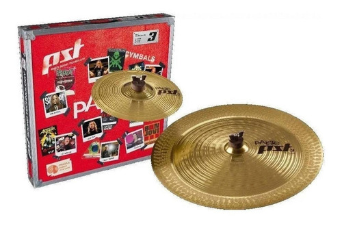 Paiste 063fxpk Pst 3 Effects Pack 10  Splash 18  China