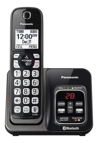 Teléfono Panasonic Kx-tgd560 Inalámbrico - Color Negro
