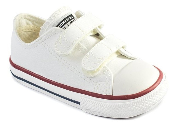 all star infantil com velcro preto