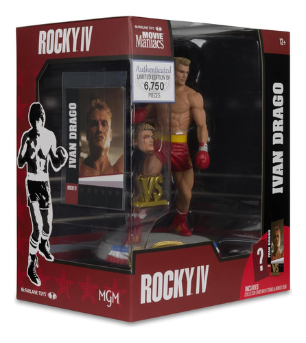 Mcfarlane Toys Ivan Drago (rocky Iv) 6in Figura