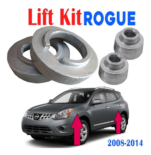 Lift Kit Elevación Suspension 1.5 Nissan Rogue 2008 - 2014