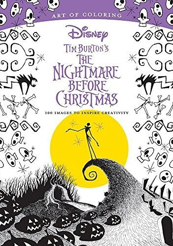 Disney Extraño Mundo De Jack Colorear Arte Libro Tim Burton