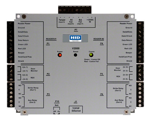 Hid Panel De Control De Acceso Interfaz Del Lector/ V2000