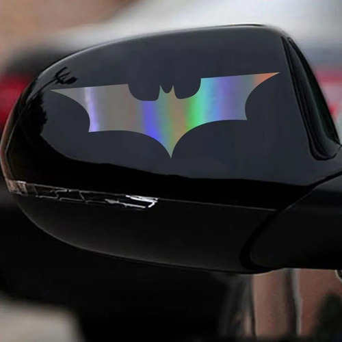 1 Pz Vinil Stiker Estampa Tornasol Silueta Batman