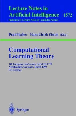 Libro Computational Learning Theory - Paul Fischer