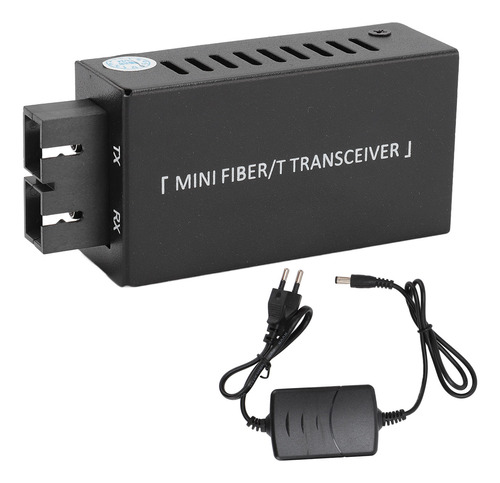 Transceptor De Fibra Óptica 2 Puertos 10 100 Mbps Autoadapta