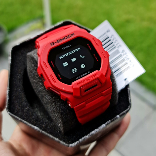 Reloj Casio G-shock Bluetooth® Gbd-200rd-4dr | | Color De La Correa Rojo Color Del Bisel Rojo Color Del Fondo Negro