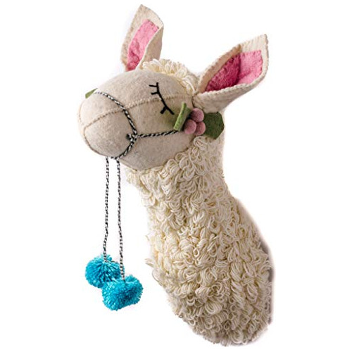 Llama Sintió Decoración De Pared | Bebé Vivero De Fi...