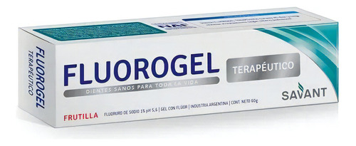 Fluorogel Terapéutico Frutilla Gel Dental X 60gr
