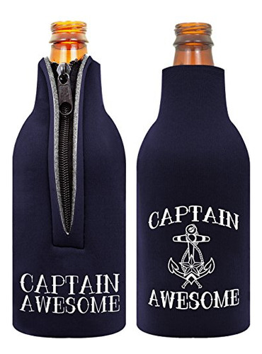 Divertida Botella De Cerveza Coolie Captain Awesome Sailing