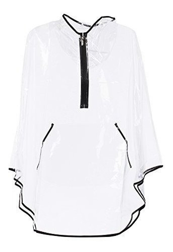 Totes Poncho De Lluvia Transparente Frontal De Mujer